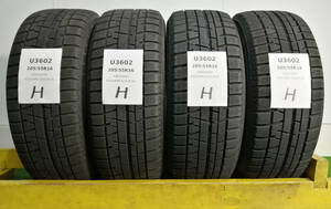 205/55R16 91Q Yokohama iceGUARD iG50 PLUS 中古 スタッドレスタイヤ 4本セット 送料無料 205/55/16 ヨコハマ U3602.H