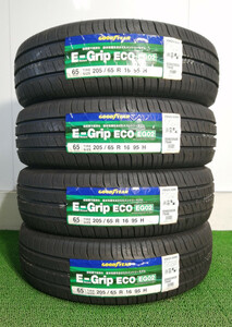 205/65R16 95H Goodyear Efficient Grip Eco EG02 新品 サマータイヤ 4本セット 2022年製 送料無料 205/65/16 グッドイヤー N3629.