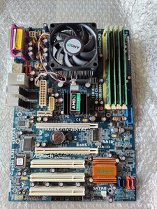 【送料無料】AM2 マザーボード CPU メモリ セット ASRock ALiveXFire-eSATA2 Athlon II X2 希少