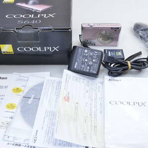 【ecoま】NIKON COOLPIX S640 ピンク/美品 コンパクトデジタルカメラの画像1