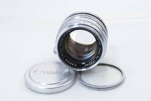 【ecoま】美品 CANON LENS 50mm F1.8 no.135092 Lマウント (L39/M39)