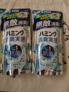 ハミング消臭実感 香り控えめホワイトソープの香り 柔軟剤 詰替用 380ml （リニューアル後商品）