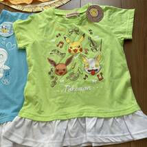 130 ポケットモンスター　Tシャツ　まとめ売り　女の子 ポケモン　半袖　新品　水色　キッズ　小学生　送料込み_画像3