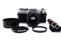 ★美品★ Canon AE-1 FD 50mm F1.8 S.C. Body Lens キヤノン ボディ レンズ セット 完動 キレイ◆806_画像1