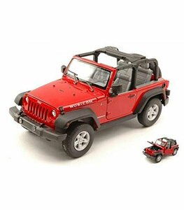 WELLY ウィリー 2007 Jeep Wrangler Rubicon ジープ ラングラー ルビコン オープントップ レッド 1/24 ミニカー