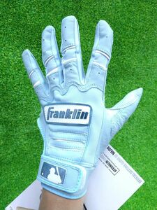 【フランクリン】　Ｍ サイズ　バッティング手袋　グローブ　サックス　CFX Pro Hi-Li　野球 一般 大人　20896