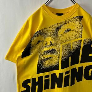 ザ・シャイニング　Tシャツ　ビッグプリント　ムービーT ホラー　映画　イエロー