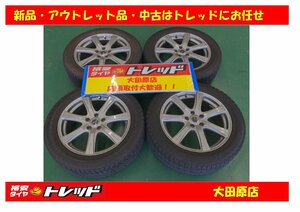 大田原店★新品ホイールタイヤSET4本★MILLOUS RE 18インチ7.5Ｊ★ヨコハマ アイスガードIG30 225/55R18★エルグランドなど