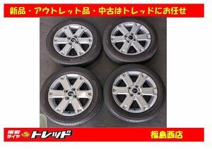 ★福島西★中古ノーマルタイヤホイールセット ダイハツ純正 15インチ 4.5J-1004H+45 ヨコハマ　ブルーアースAE30　165/65R15 タフトなど