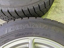 新横浜師岡店 中古アルミスタッドレス4本SET GAB series EC 16インチ6.5J-5穴114.3+48S & GOODYEAR ICE NAVI6 205/60R16 20年製 VOXY等_画像9