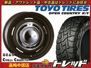 高崎中居店 新品ホイール サマータイヤ 4本セット ディーン クロスカントリー × トーヨー オープンカントリーR/T 215/70R16 シエラ JB74