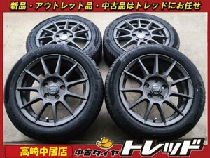 高崎中居店 新品アウトレット サマータイヤ ホイール 4本セット OZRacing MSW85 16インチ 6.5J +49 5H/112 × WINRUN R330 195/55R16