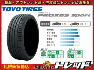 『札幌東苗穂店』送料無料 新品 サマータイヤ 4本セット TOYO プロクセス スポーツ 215/40R18 2021～2022年製