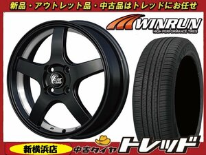 新横浜店 新品サマータイヤ ホイール 4本セット クリフクライム TC-09 14インチ 4.5J +45 4H/100 × WINRUN R380 165/65R14