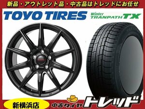 トレッド新横浜店 新品アルミ スタッドレスSET ヒューマンラインSS-010 1665 1145H +38 TOYO TX 205/65R16 21～22年製 ヤリスクロス