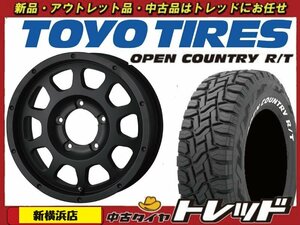 新横浜店 新品ホイール サマータイヤ 4本セット WILDPOTER CROSS TEN 16インチ × トーヨー オープンカントリーR/T 185/85R16 ジムニー