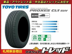 『札幌東苗穂店』送料無料 新品 サマータイヤ 4本セット TOYO プロクセス CL1 SUV 225/60R18 2021～2022年製