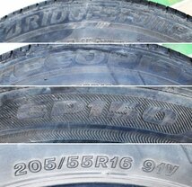 高崎中居店 中古サマータイヤ 2本セット ◎2021年製◎ ブリヂストン ECOPIA EP150 205/55R16 ノア/ヴォクシー/インプレッサ/カローラ他_画像2