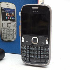 NOKIA Asha 302 ダークグレー タイ語表記 SIMフリー 携帯電話 ノキア [S207715]の画像1