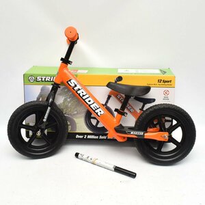 STRIDER 12 Sport ストライダー 12インチ スポーツモデル オレンジ ペダルなし自転車 [S207719]