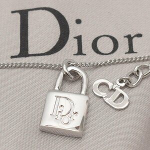Christian Dior クリスチャンディオール パドロック ネックレス ペンダント [H207831]