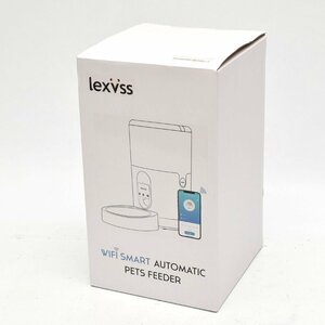 [ unused goods ]Lexvss Wi-Fi automatic feeder auto pet feeder DU4L-YW dog / cat [S207840]