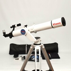 【ジャンク品】 Vixen ビクセン 天体望遠鏡 ポルタⅡ A80Mf スマホ用カメラアダプター ケース セット [S207839]