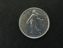 ★☆フランス　古銭　硬貨 銀貨 5フラン 種をまく人 1964年 ☆★_画像1