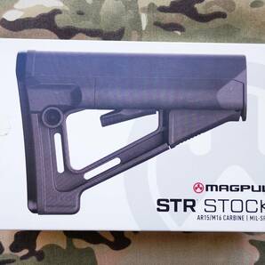 MAGPUL stock STR 実物 ストック Mil-Spec BK色 マグプル 