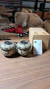 蓋付椀 陶芸 茶碗 陶器 アンティーク 置物 レトロ コレクション 共箱付き