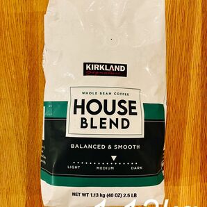 カークランドシグネチャー ハウスブレンド コーヒー （豆）　1.13kg