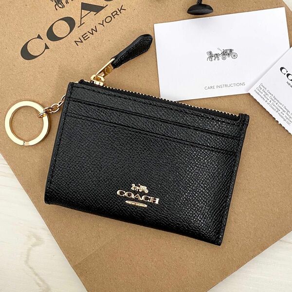 COACH コインケース ブラック 小銭入れ財布