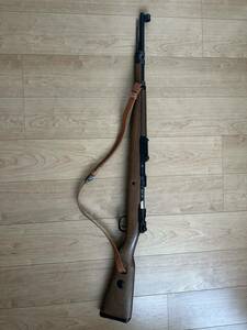 ダブルベル kar98kガスガン スリング付き リアルウッド 