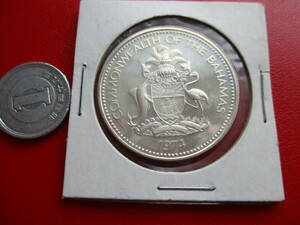 Бахама ★ Острова Бахама ★ 1 Silver Coin ★ 1974 ★ Неиспользуемые доказательства ★ ASW = 14G+