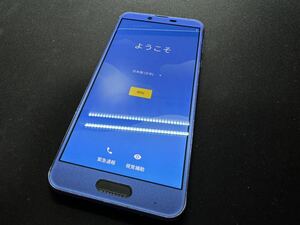 【送料無料】Ymobile Android One X4 X4-SH ブルー【ジャンク扱い】