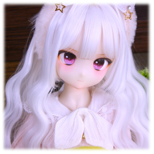 【さにさにむーん】DDH-27 カスタムヘッド　セミホワイト肌＋ディーラー様製アイ付き　MDD　ドルフィードリーム