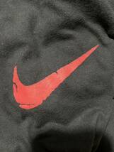 レア 90s フェード◎ ヴィンテージ 銀タグ ナイキ スウォッシュロゴ Tシャツ ブラック BLACK 黒 90's ビンテージ NIKE SWOOSH vintage_画像4