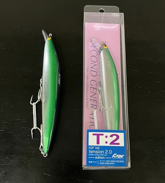 タックルハウス K2F142 T1 T2 セット K-TEN 2nd Gen tackle house Go-Phish ゴーフィッシュ シーバス マルスズキ ヒラスズキ 青物