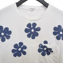 エンジニアードガーメンツ Engineered Garments フラワープリント ポケットTシャツ ホワイト サイズ：M 商品番号:8066000241296_画像3