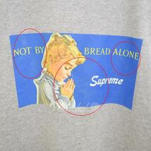 シュプリーム SUPREME Bread Alone Tee プリントTシャツ 2015SS グレー サイズ：M 商品番号:8066000241173_画像3