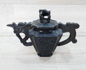 [ редкий ] курильница China дракон заварной чайник? кувшин? подробности неизвестен антиквариат античный G240511067