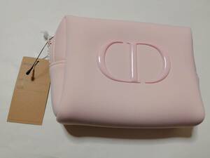 [ не использовался прекрасный товар новый товар ]Dior cosme сумка розовый Novelty косметичка бледно-розовый Dior редкость не продается подарок бренд сумка 