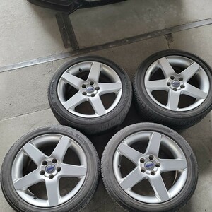 ボルボ　V50　純正　アルミホイール　17インチ　7J 　52.5 　4本セット　中古