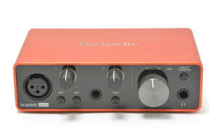 94 y085 送料無料 Focusrite Scarlett Solo G3 USB 2.0 Type C オーディオインターフェース