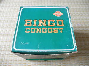 CONGOST BINGO 40年以上前に購入したビンゴゲーム