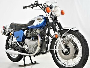 W1 specification Kawasaki 650RS W3 1973 year W1 original tanker & side cover & muffler installation right shift modification settled animation equipped under taking strengthen business trip possible loan 120 times dealer welcome 