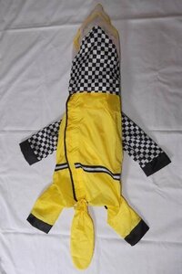* free shipping new goods * dog. Western-style clothes * raincoat yellow color 5XL. dog *retoli bar other 