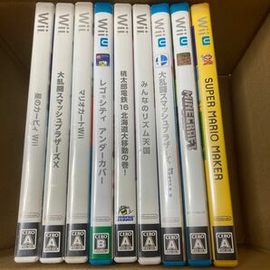 Wii wiiu ソフトセット　マインクラフト　カービィ　桃鉄　スマブラ　リズム天国など　若干訳あり（ちょいジャンク）