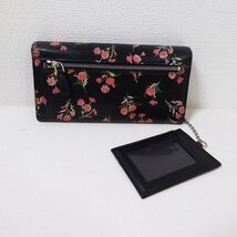 PRADA　プラダ　サフィアーノ　フラワー＆ブラック　カードケース付き　ロングウォレット　長財布　1MH132_画像3