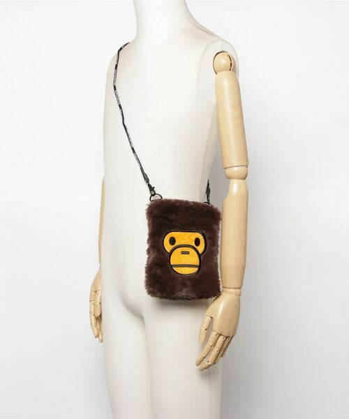 BABY MILO FAUX FUR MOBILE BAG #2　ベビーマイロフェイクファーモバイルバッグ　BAPE　アベイシングエイプ　A BATHING APE/ショルダー